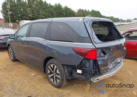 2025 Honda Odyssey Ex-L from USA, damaged, VIN 5FNRL6H66SB070617